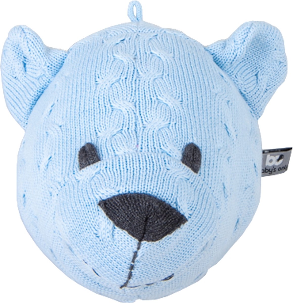 Babys Only berenkop kabel uni baby blauw